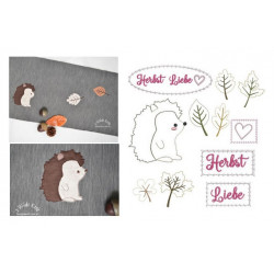 Stickserie - Igelchen Appli